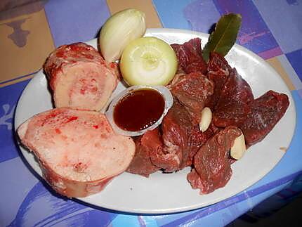 recette CARBONNADE DE  BOEUF  A  L'ITALIENNE