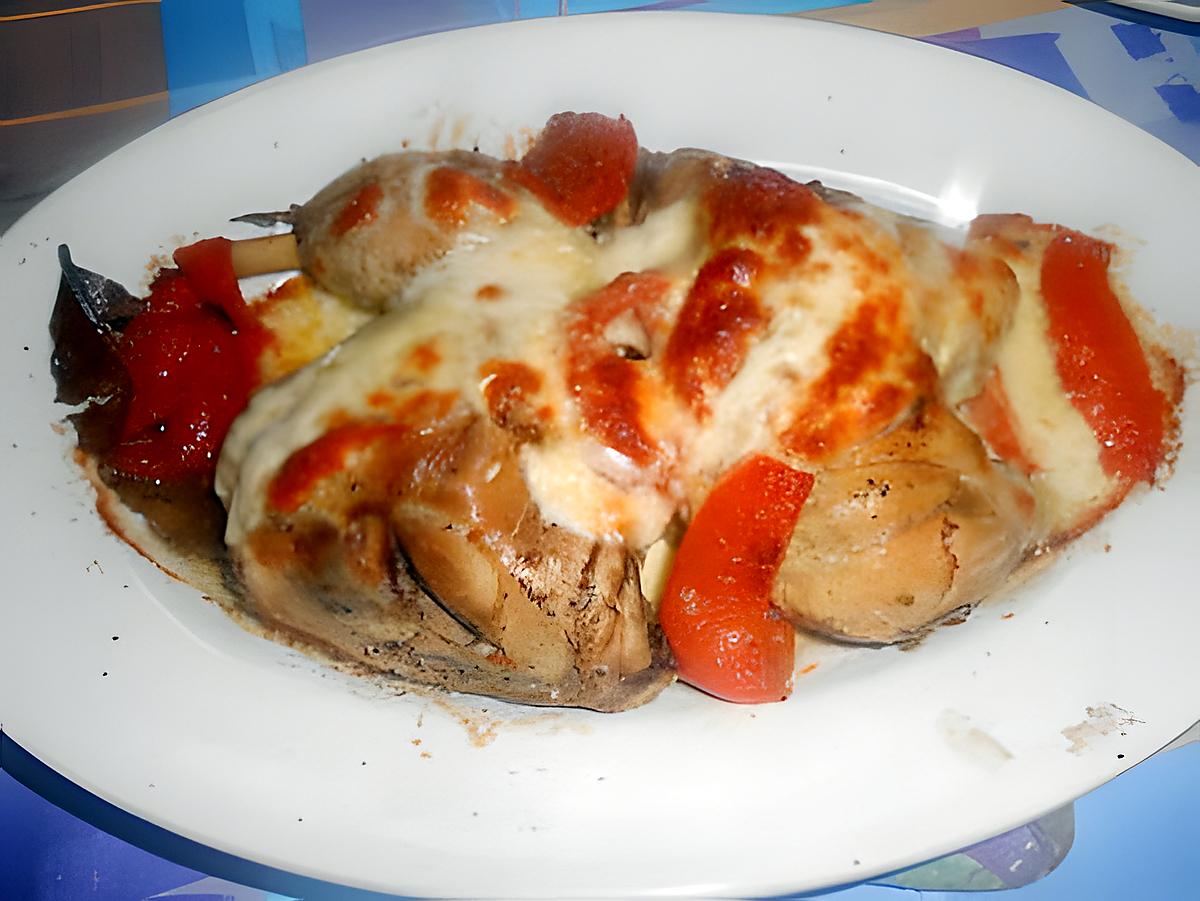 recette COSCE  DI  POLLO  GRATINATE (CUISSES DE POULET GRATINEES)