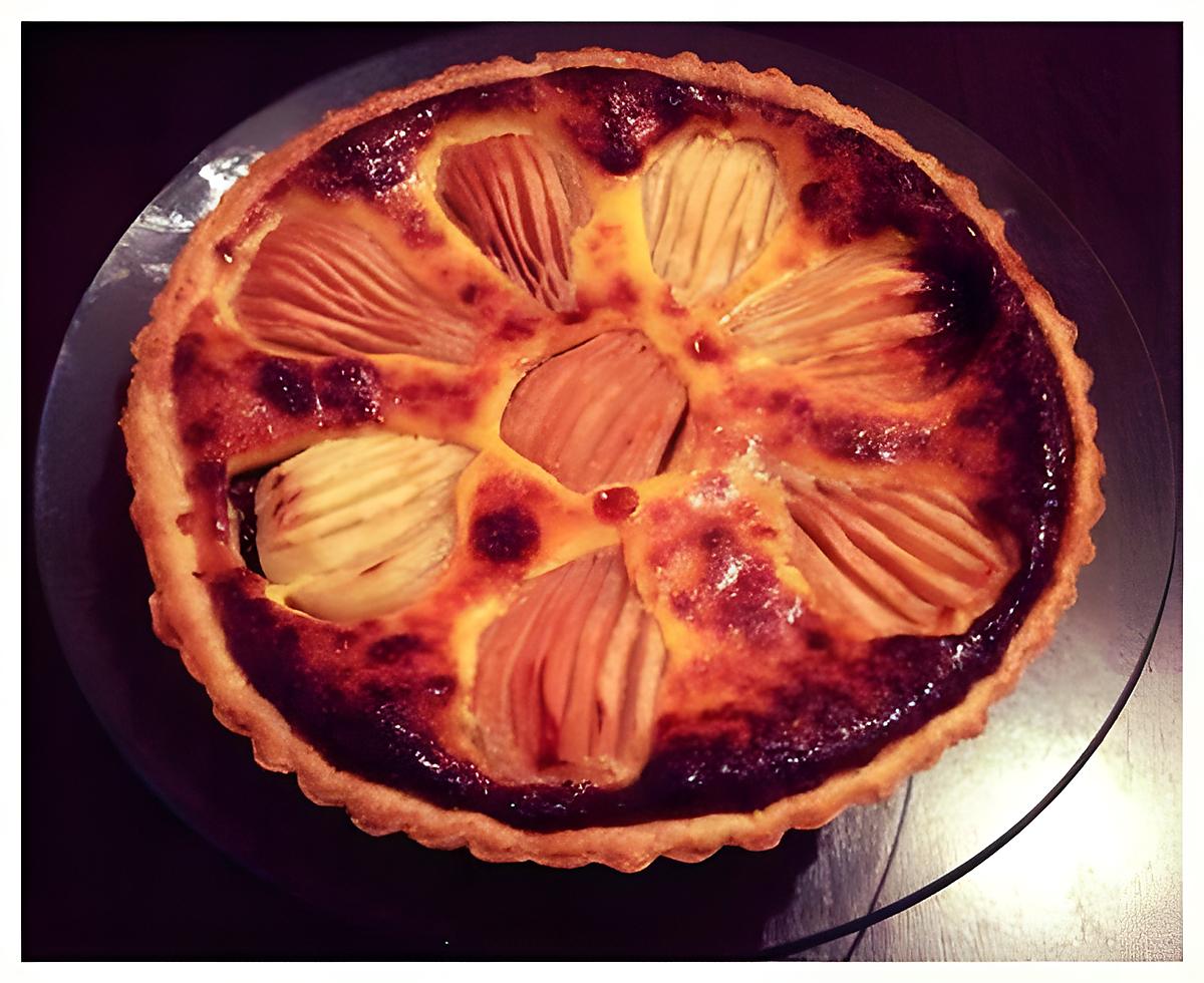 recette Tarte poire au Nutella