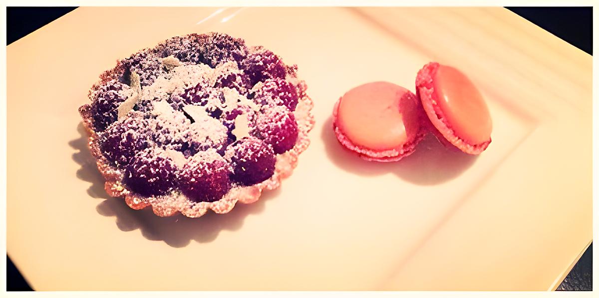 recette tartelettes framboises et au chocolat blanc