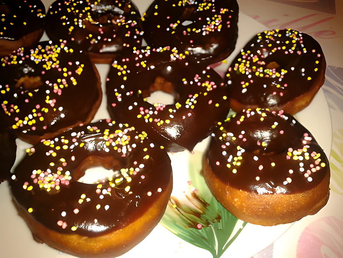 recette Donuts au chocolat