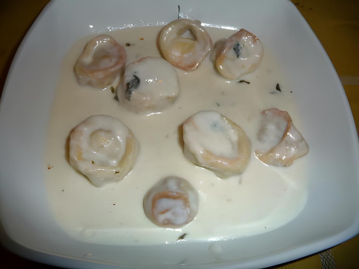 recette Tortellinis sauce yaourt