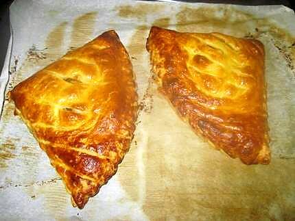recette Chaussons aux poires, pâte spéculoos.