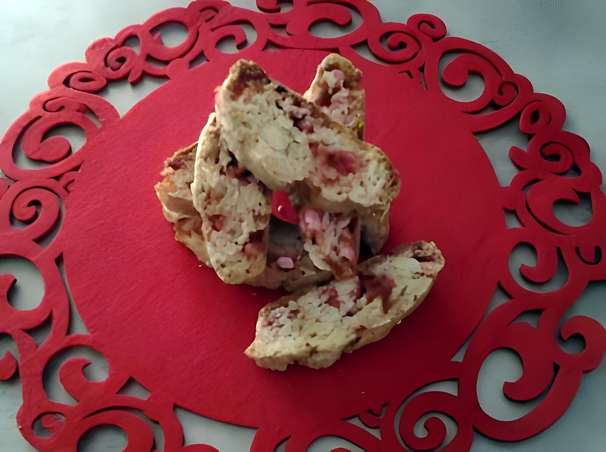 recette Croquants aux pralines roses