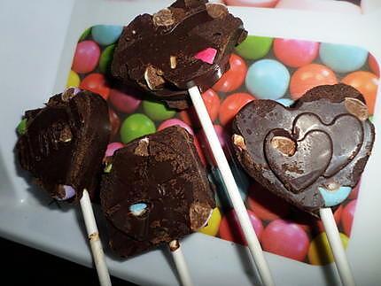 recette Sucettes au nutella et smarties