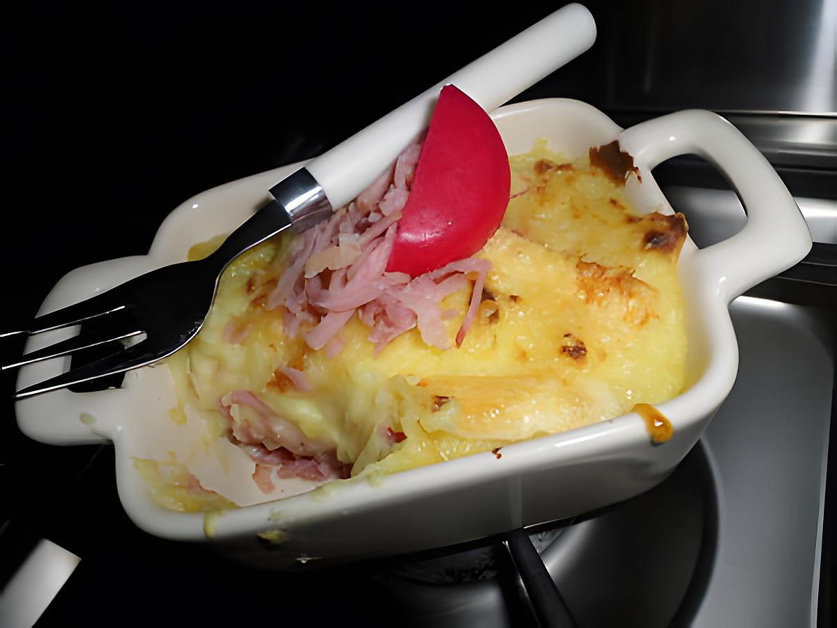 recette Hachis parmentier de jambon et babybel