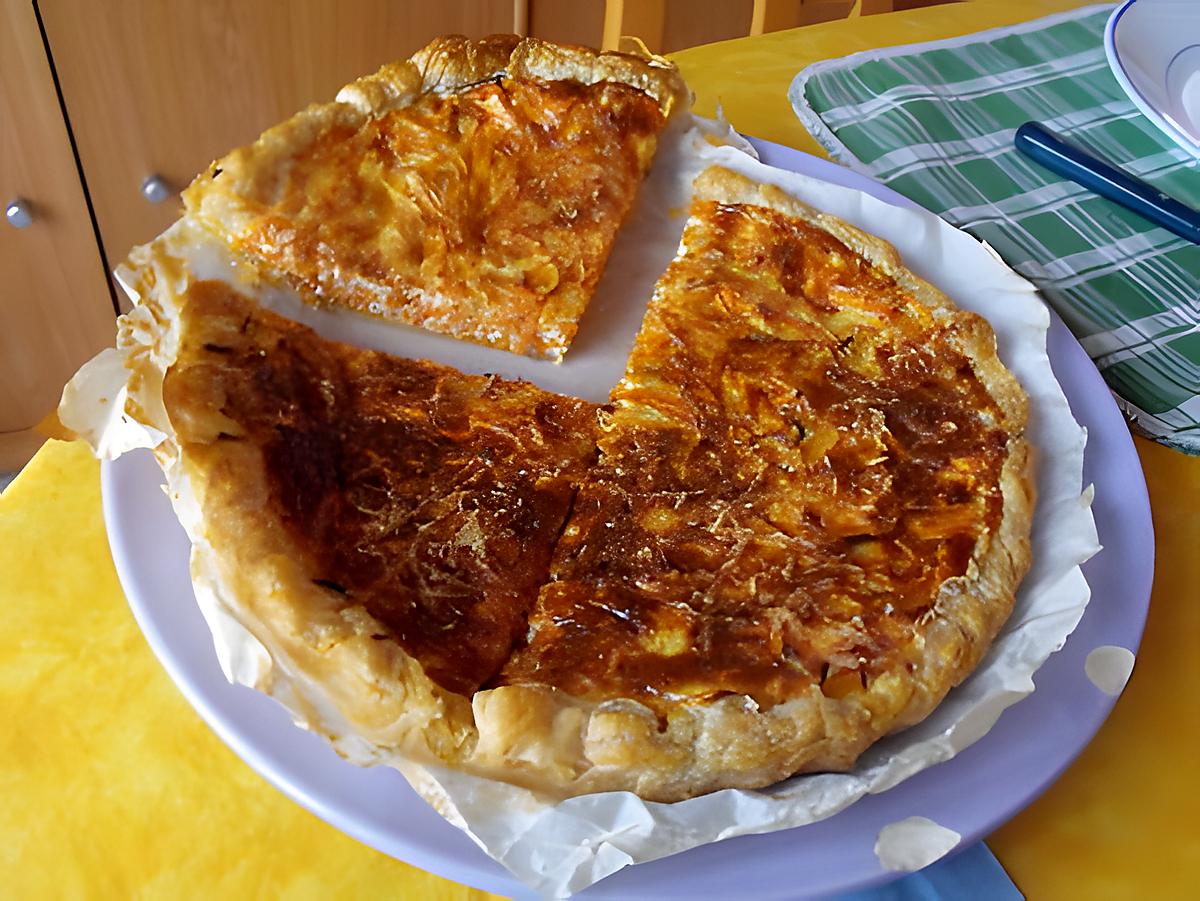 recette TARTE A LA CAROTTE ET AUX EPICES