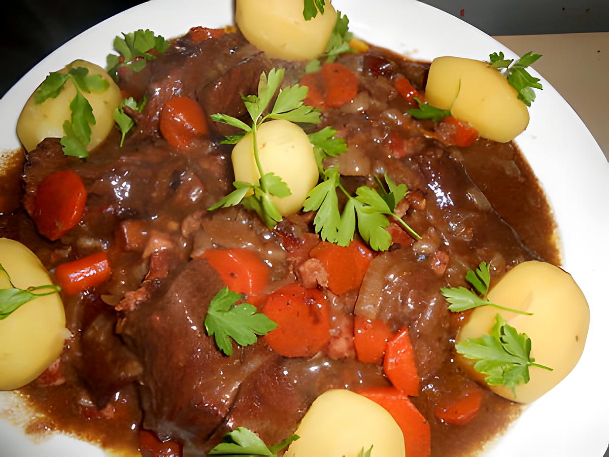 recette Estouffade de boeuf a la lyonnaise