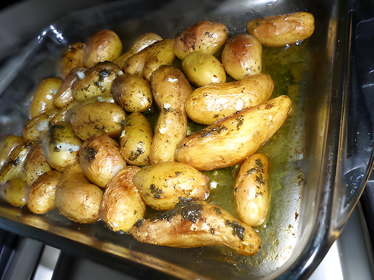 recette Pommes de terre rattes rôti à l'oriental