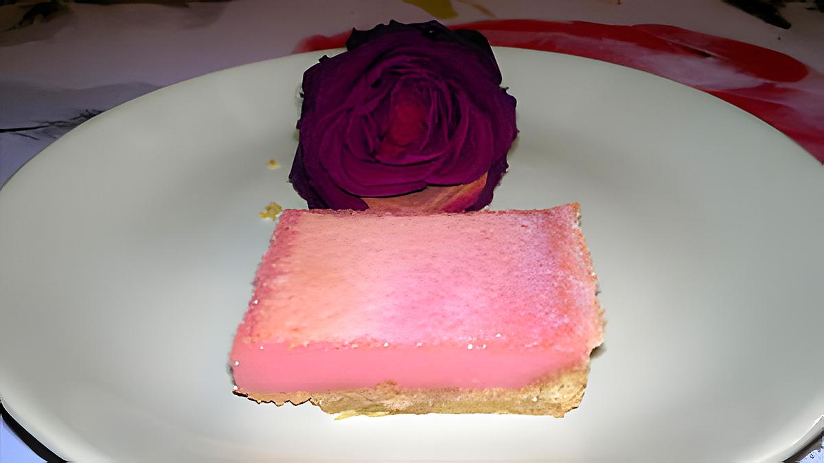 recette Sablé Pistache A La Rose