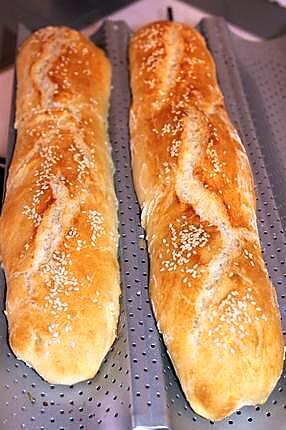 recette BAGUETTE DE PAIN