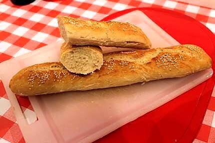 recette BAGUETTE DE PAIN