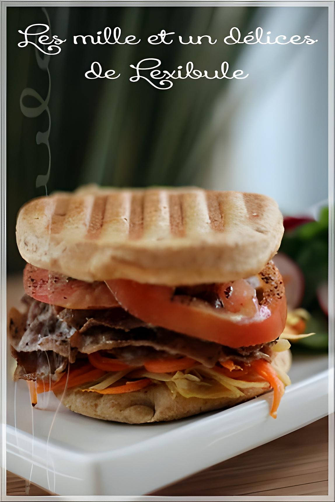 recette ~Paninis au boeuf et céleri-rave~