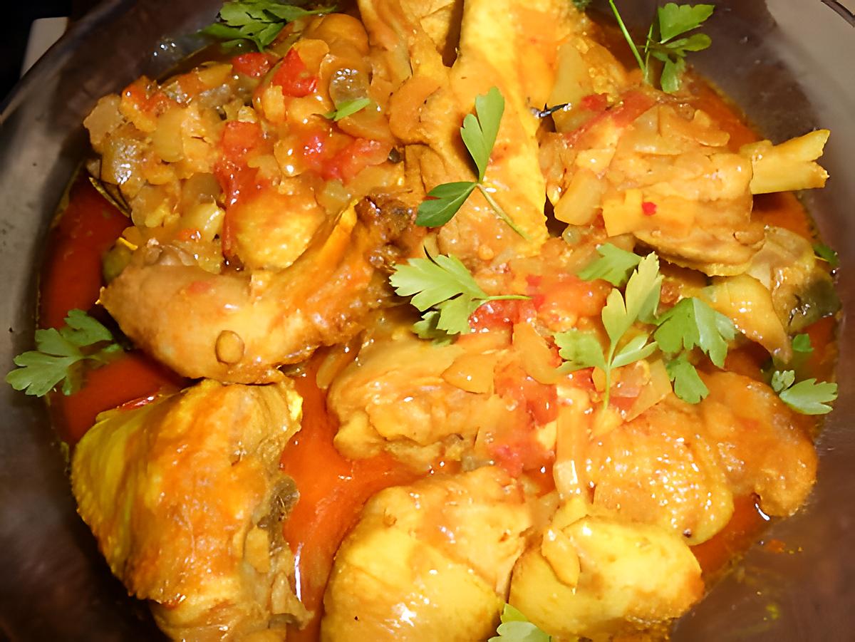 recette Poulet au curry