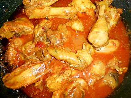 recette Poulet au curry