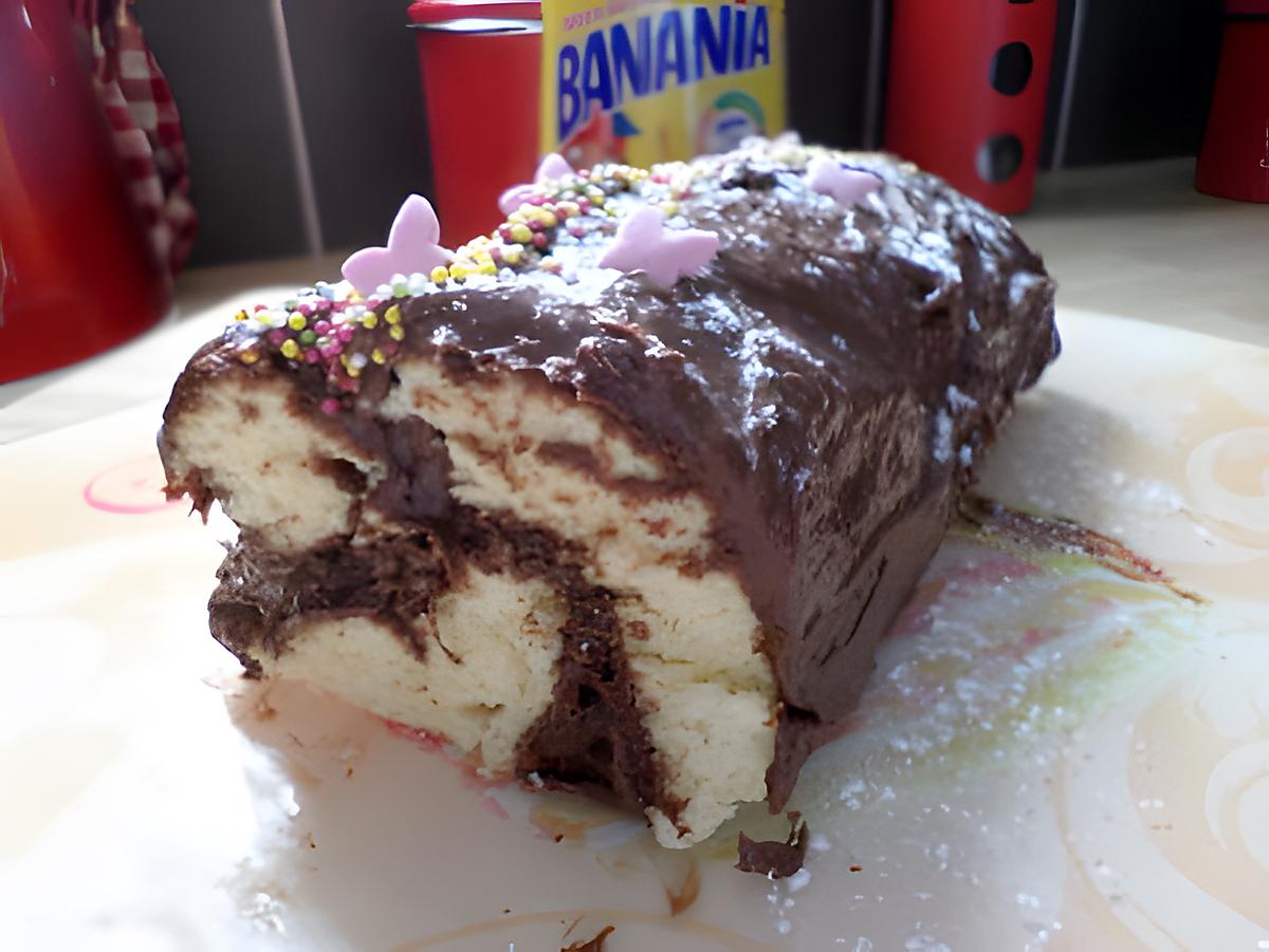 recette Gateau roulé au banania