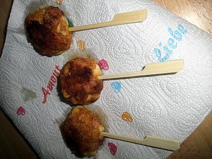 recette Mini cordon bleu de babybel au jambon