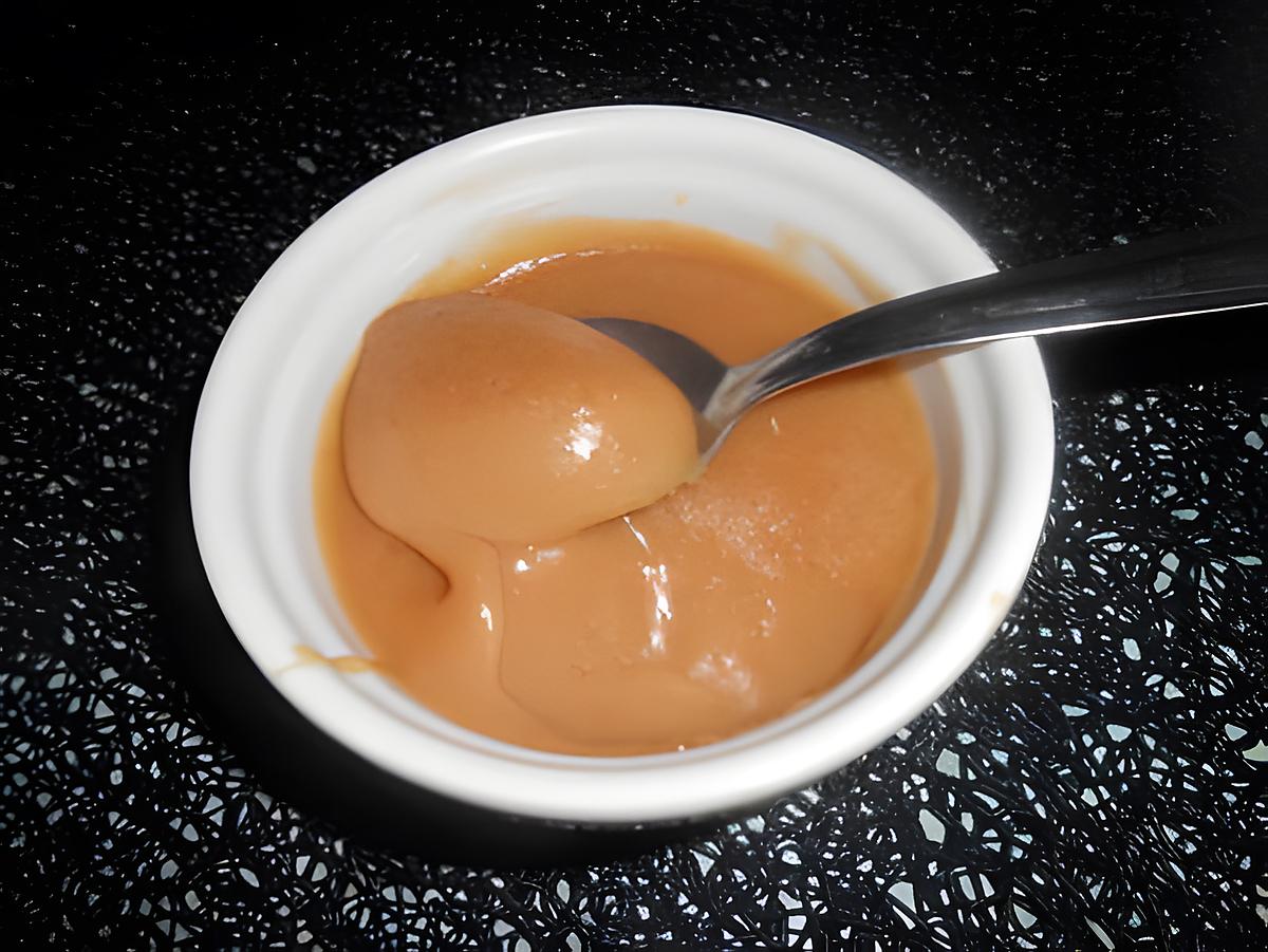 recette Crème de caramel mou