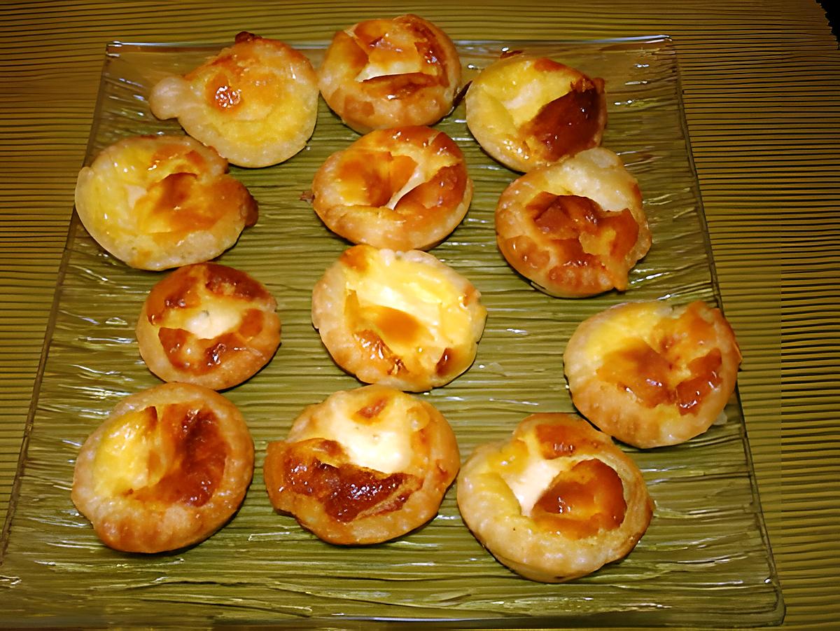 recette Mini tartelette au fromage à raclette