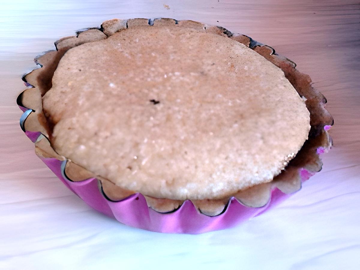 recette tartelette chocolat blanc,coco et fraise