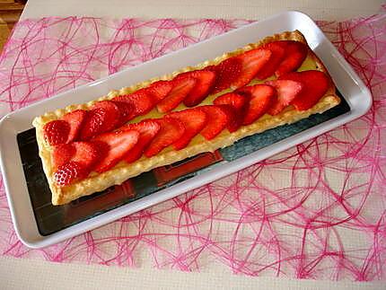 recette tarte aux fraises