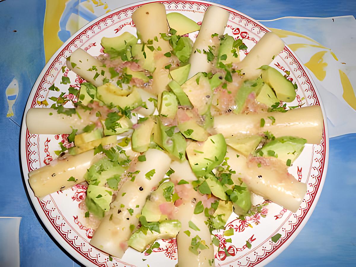 recette Salade avocat coeur de palmier