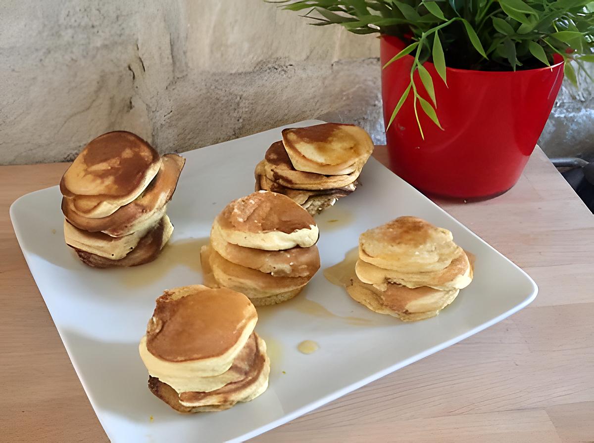 recette Panecakes légers au sirop d'érable