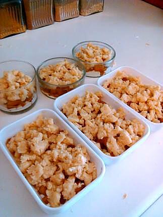 recette Crumble pommes/amandes