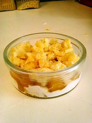 recette Crumble pommes/amandes