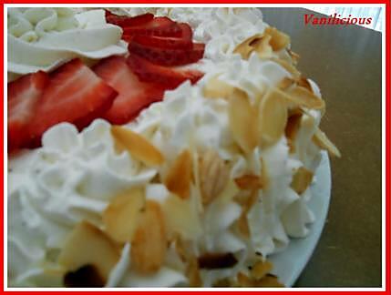 recette Fraisier avec chantilly au mascarpone