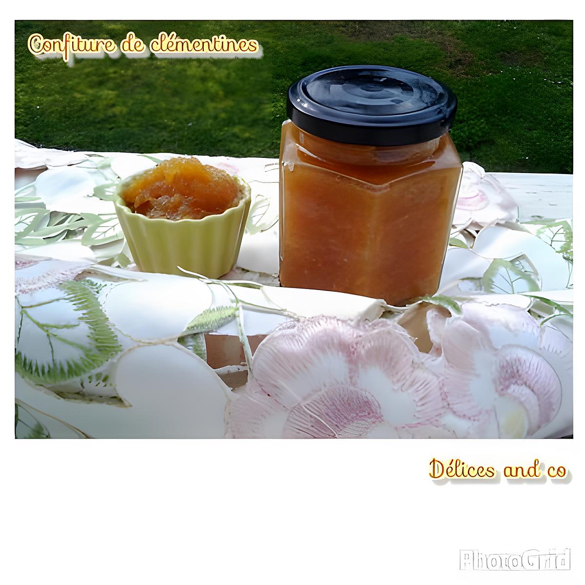 recette CONFITURE DE CLEMENTINES AU GINGEMBRE