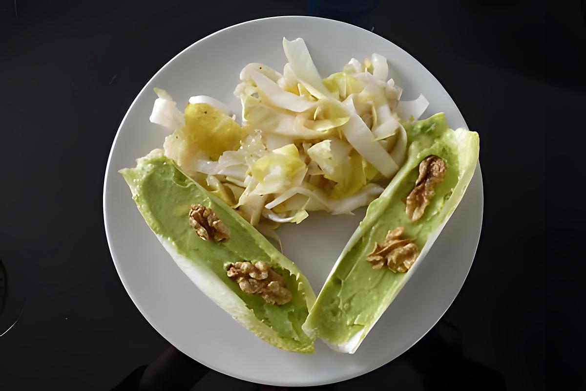 recette Endives à l'avocat