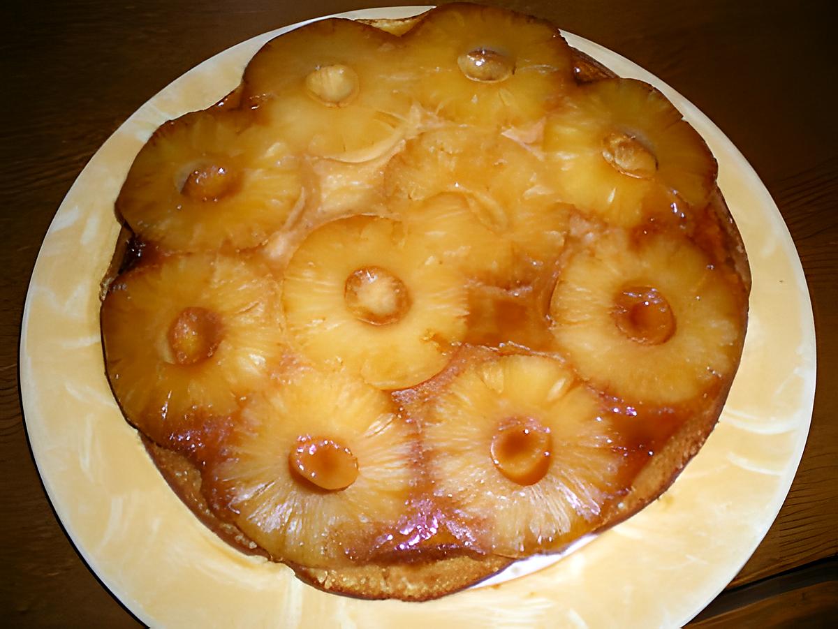 recette GATEAU D'ANANAS