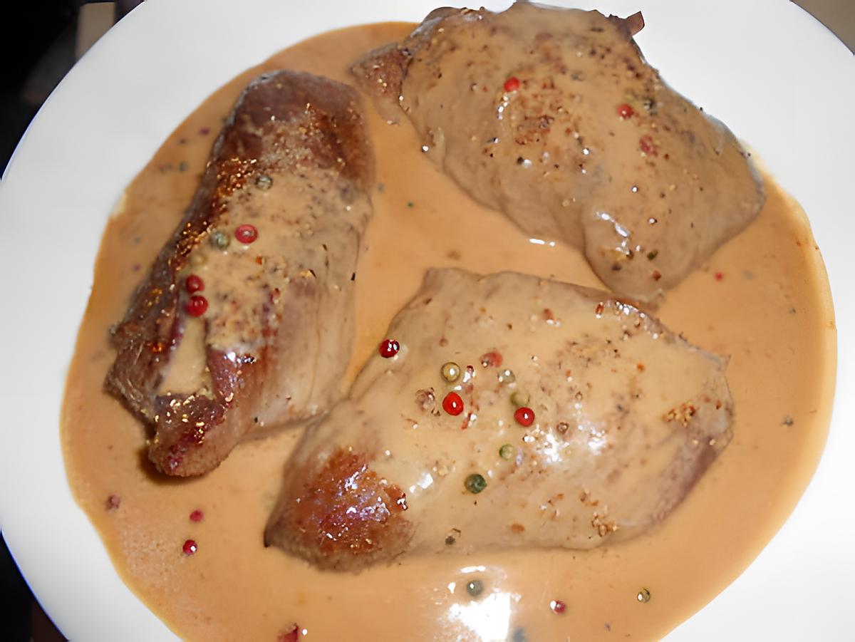 recette Steak aux trois poivres