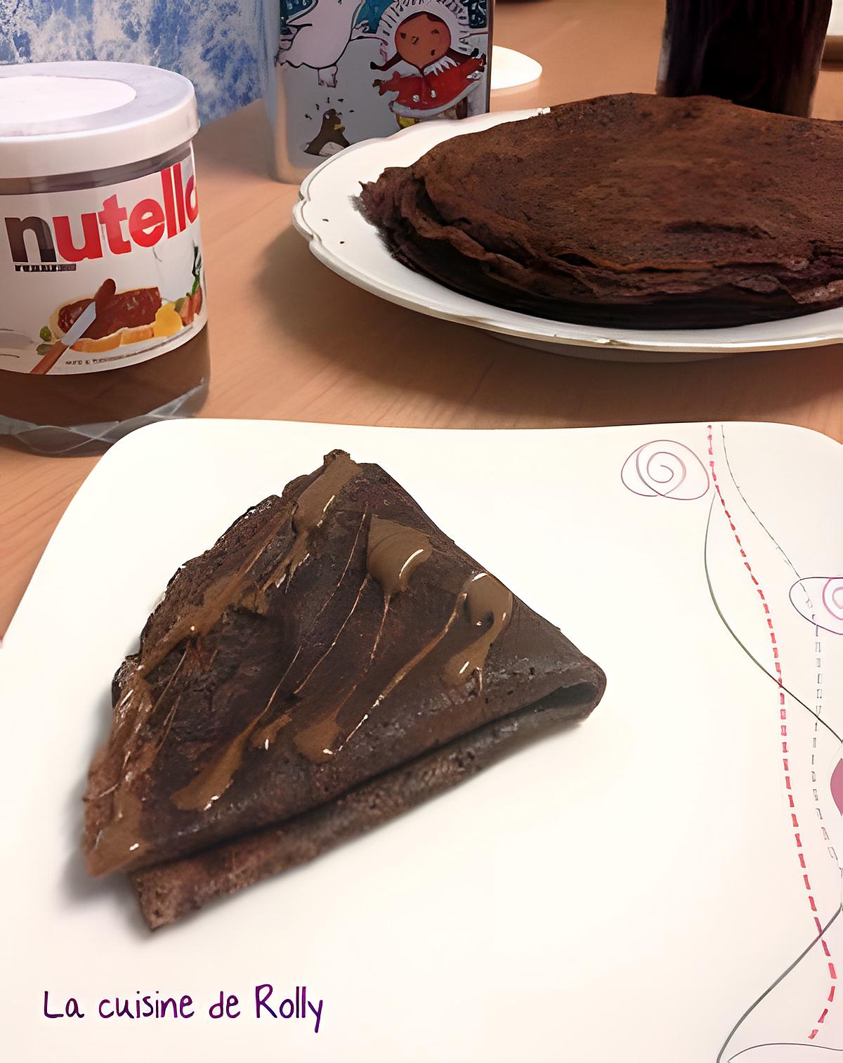 recette Crêpes au cacao