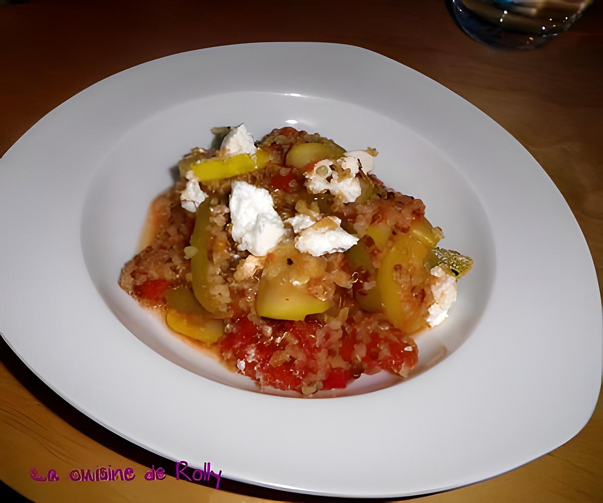 recette Quinoa aux légumes et fromage frais