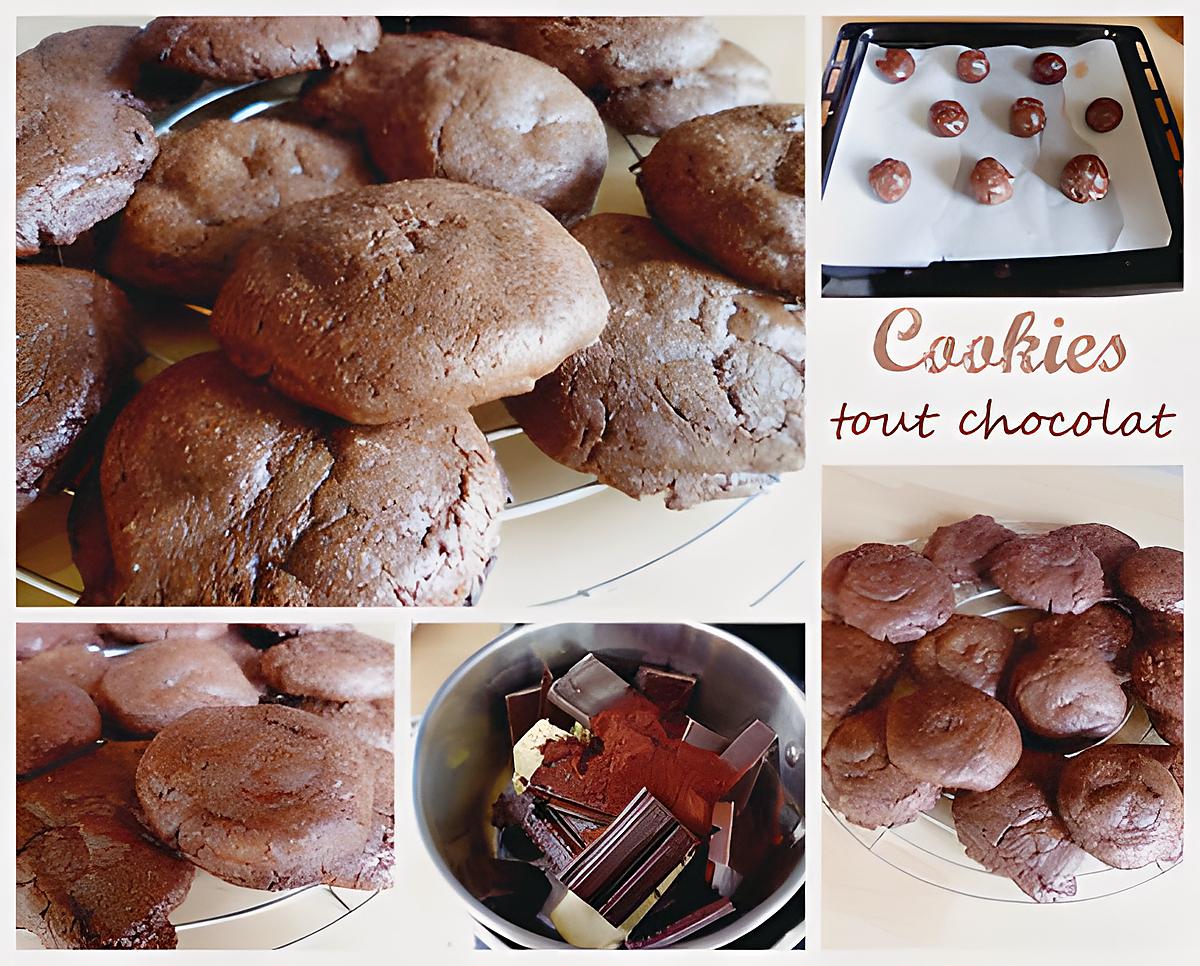 recette Cookies tout chocolat
