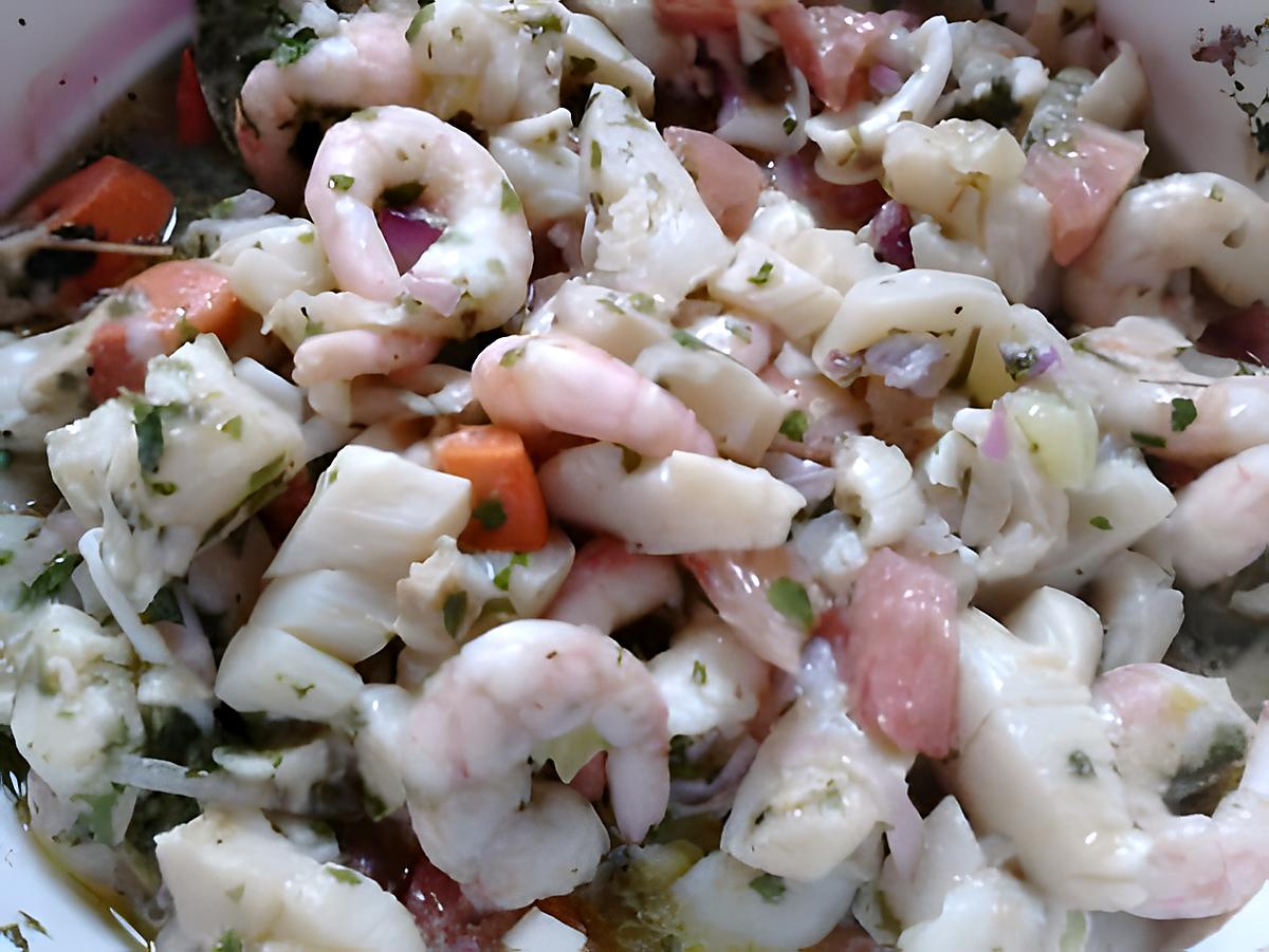 recette salade de fruit de mer