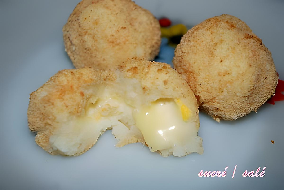 recette pommes noisettes coeur reblochon au four