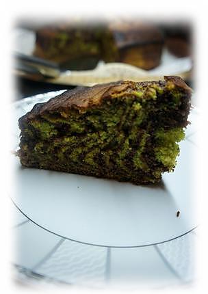 recette Gâteau zébré chocolat/pistache