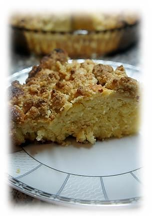 recette Gâteau aux pommes façon crumble