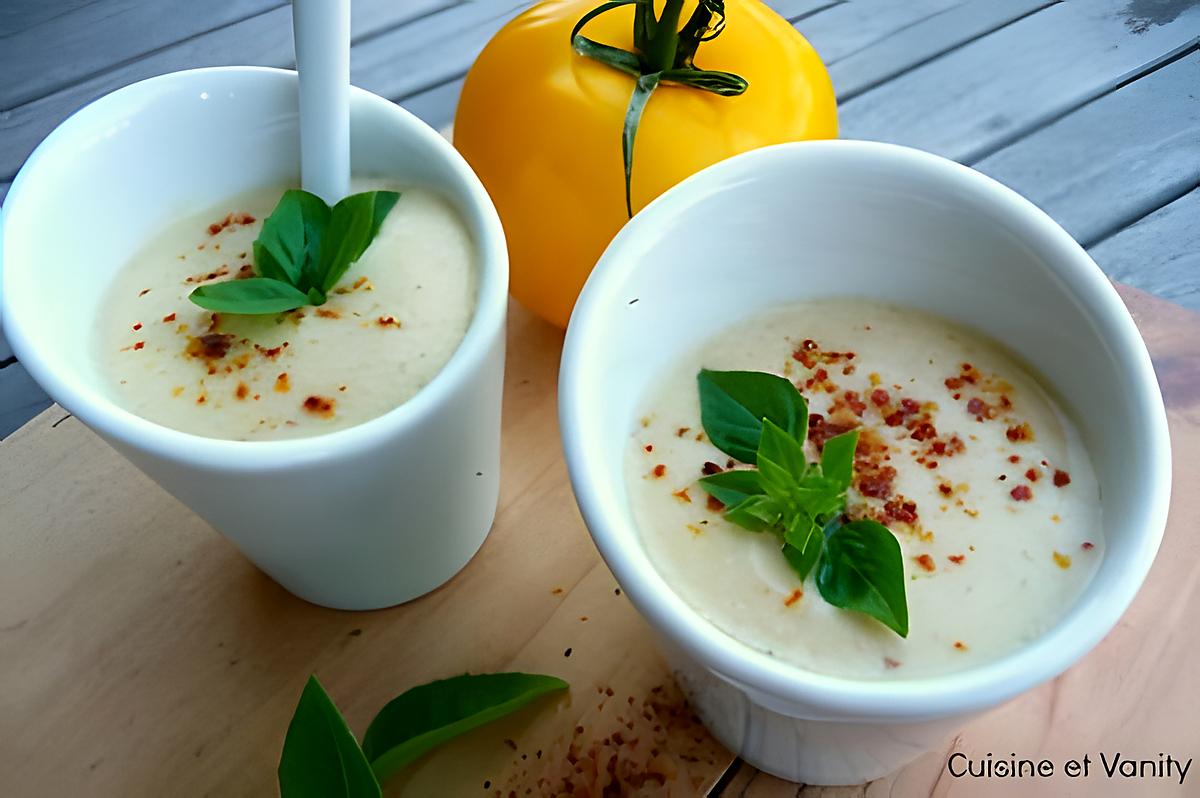 recette Gaspacho de tomates jaunes