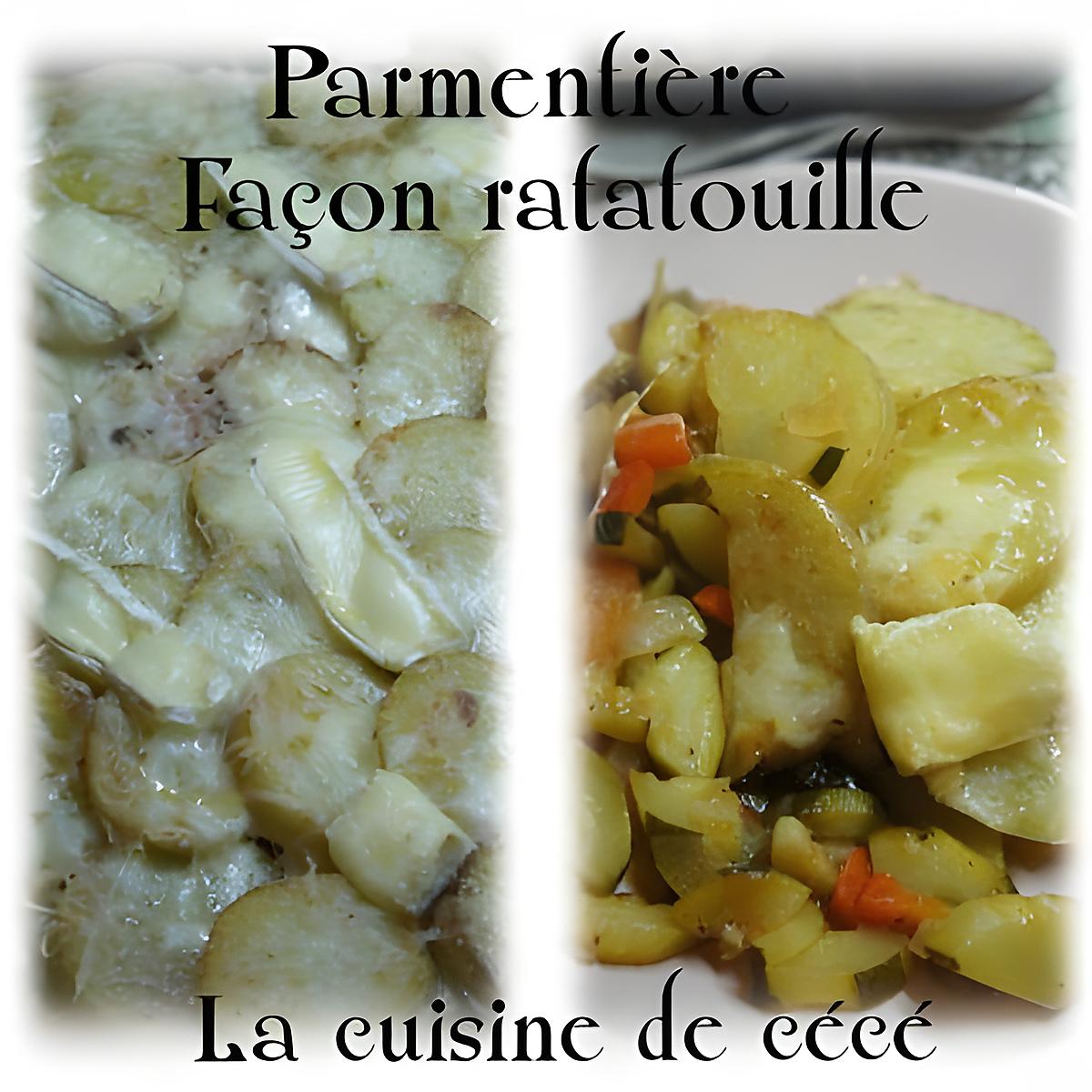 recette Parmentière façon ratatouille