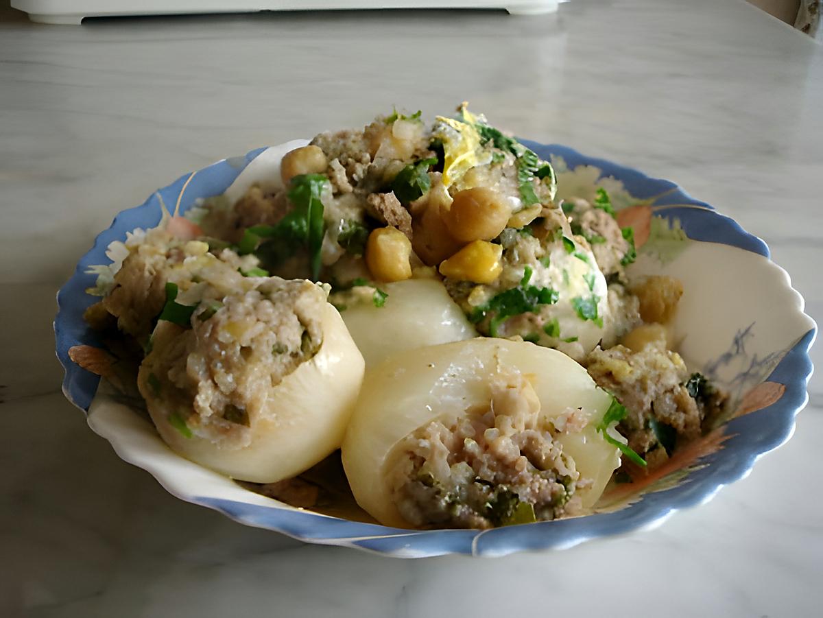 recette Dolma aux petits navets violets