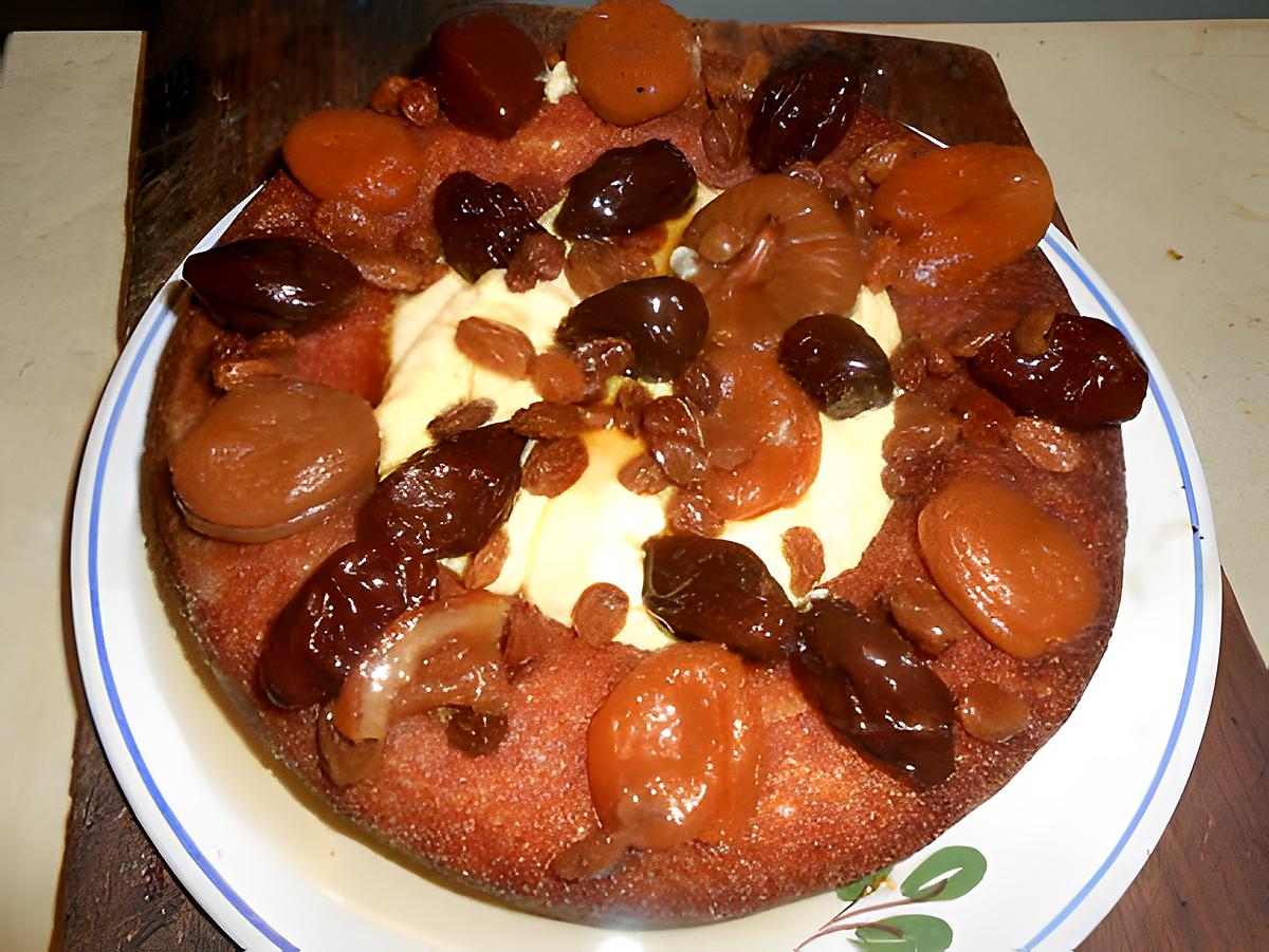 recette Savarin aux fruits confits