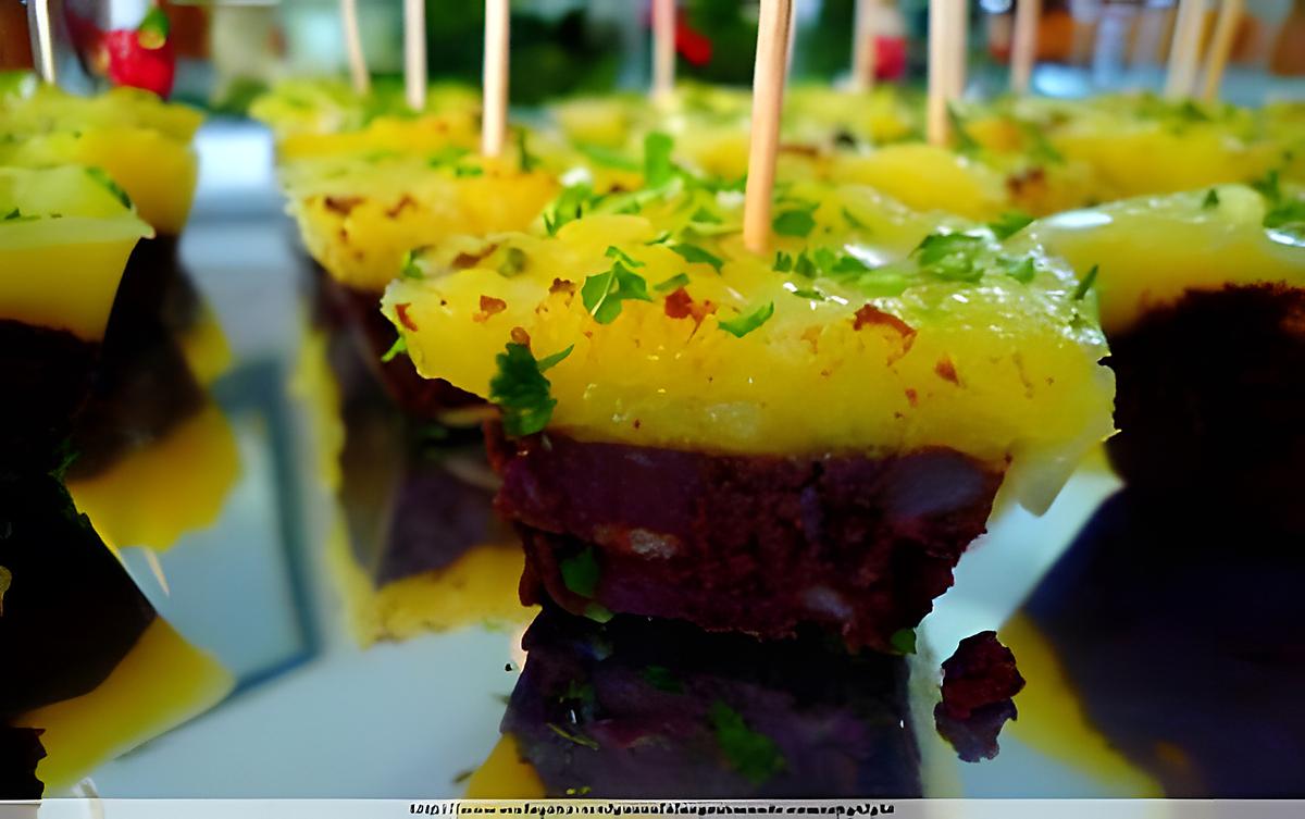 recette Amuse-bouche boudin noir et pommes