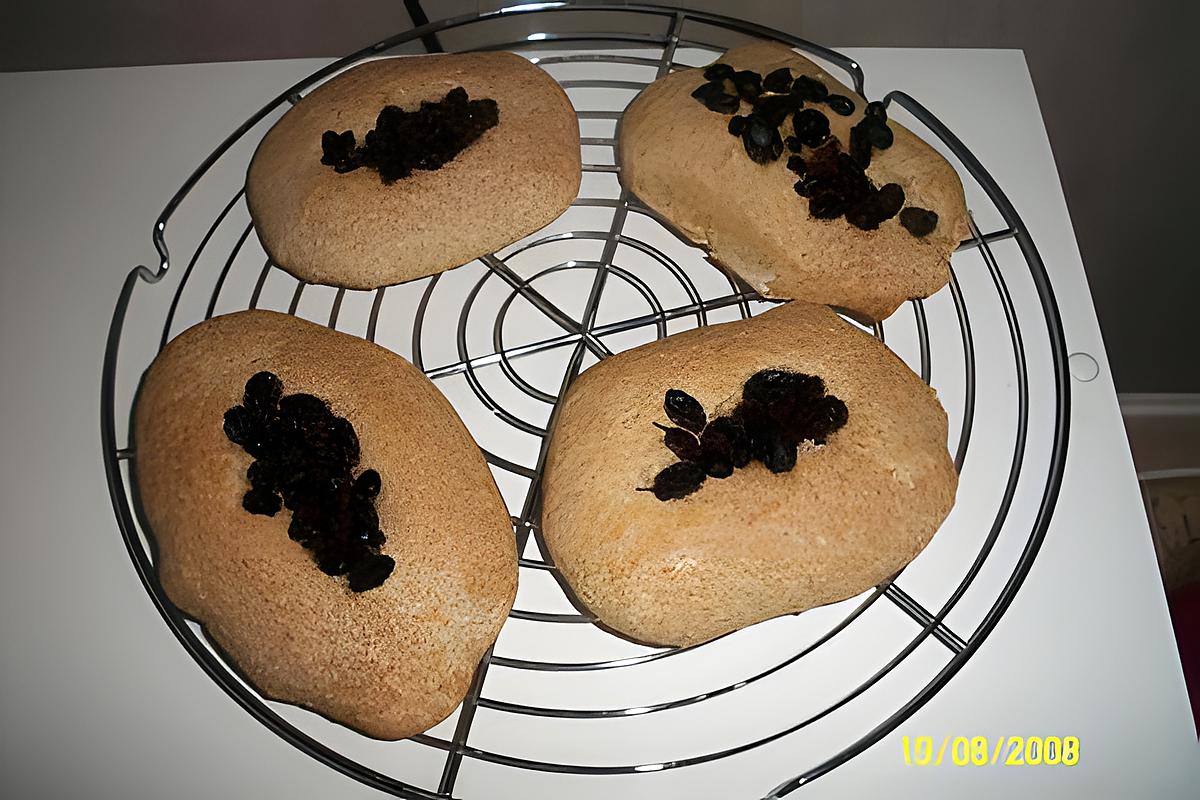 recette pain navet complet aux raisins sec