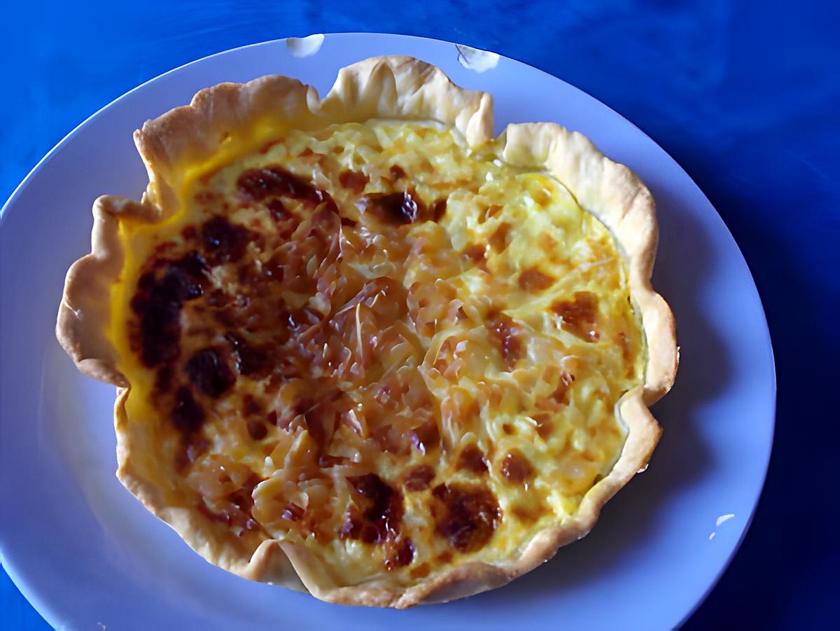 recette TARTE AUX CREVETTES ET CURRY