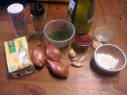 recette Champignons au vin blanc.( grecque).