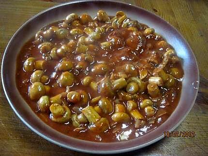 recette Champignons au vin blanc.( grecque).